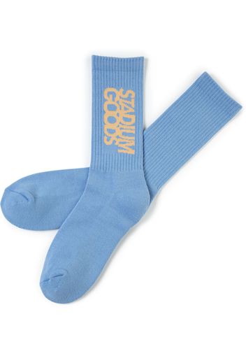 Stadium Goods Socken mit Logo-Stickerei - Blau