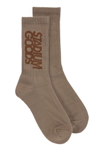 STADIUM GOODS® logo-embroidered socks - Braun