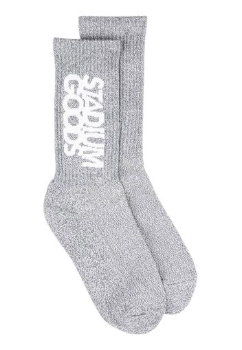 STADIUM GOODS® logo-print crew socks - Grau