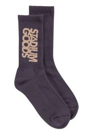 STADIUM GOODS® logo-embroidered socks - Violett