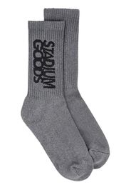 STADIUM GOODS® logo-print crew socks - Grau