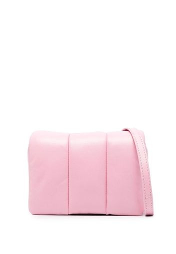 STAND STUDIO quilted leather satchel bag - Rosa