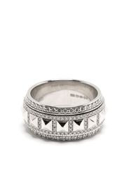 STATEMENT PARIS Rockaway Spinner Ring mit Diamanten - Silber