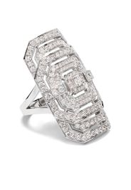 STATEMENT PARIS Ring My Way XXL Sterlingsilber-Cocktailring mit Diamanten