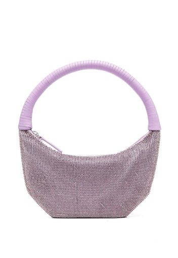 STAUD Pepper crystal-embellished tote bag - Violett