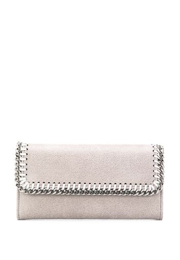 Stella McCartney 'Falabella Flap' Portemonnaie - Grau