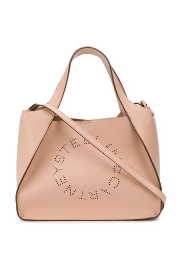 Stella McCartney Shopper mit Stella-Logo - Nude