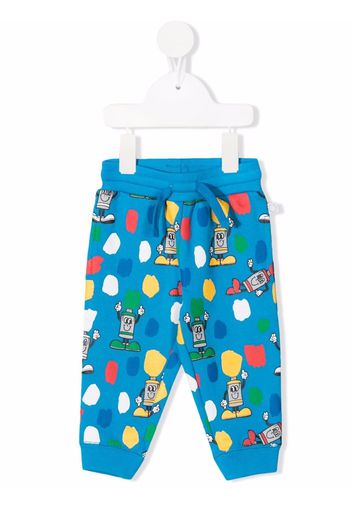 Stella McCartney Kids Paint Tubes Jogginghose - Blau