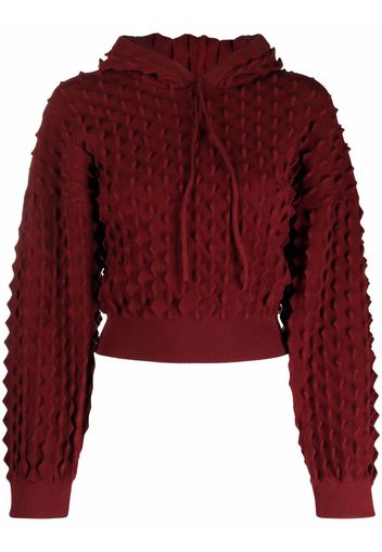 Stella McCartney Hoodie mit Kordelzug - Rot