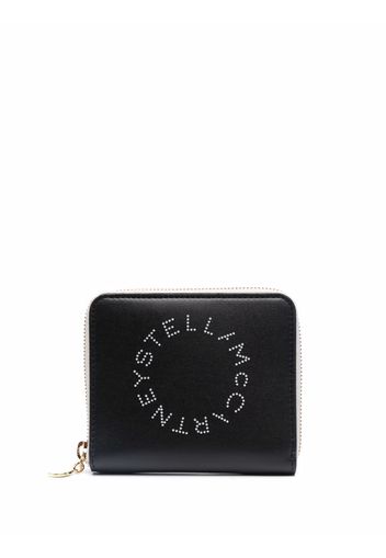 Stella McCartney Stella Logo zip-around wallet - Schwarz