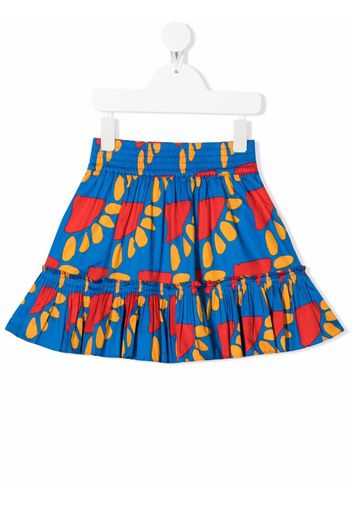 Stella McCartney Kids Graphic Sun-print mini skirt - Blau