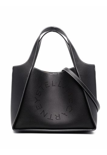 Stella McCartney Shopper mit Stella-Logo - Schwarz