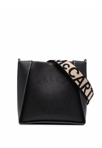 Stella McCartney Umhängetasche mit Stella-Logo - Schwarz