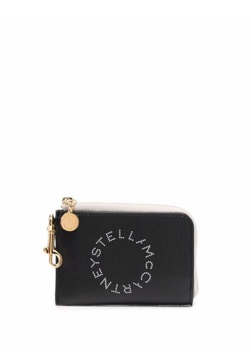 Stella McCartney logo coin zip-pouch - Schwarz