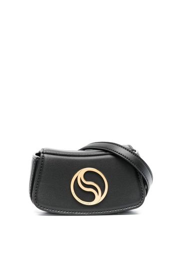 Stella McCartney Gürteltasche mit Logo-Schild - Schwarz