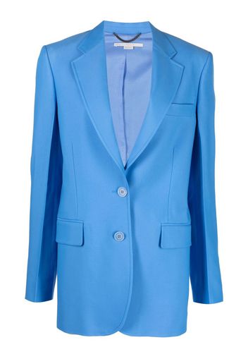 Stella McCartney Einreihiger Oversized-Blazer - Blau