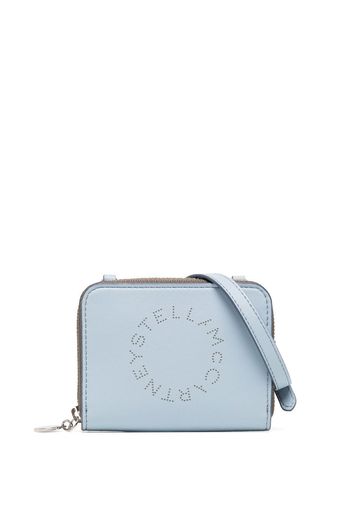 Stella McCartney Kartenetui mit Stella-Logo - Blau