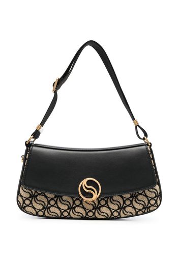 Stella McCartney S-Wave Schultertasche - Schwarz