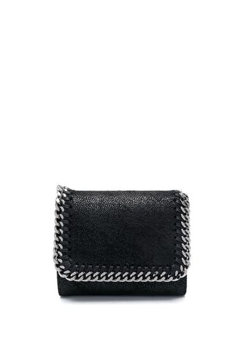 Stella McCartney small Falabella flap wallet - Schwarz