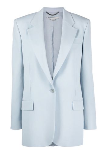 Stella McCartney single-breasted oversized blazer - Blau