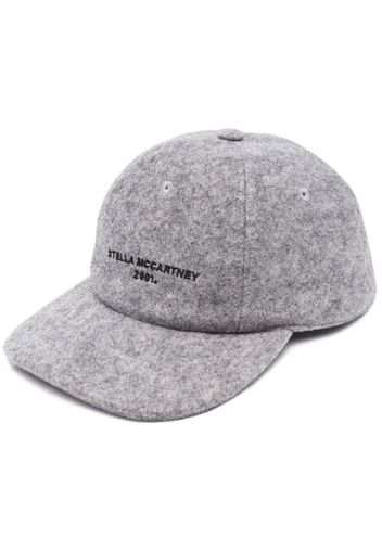 Stella McCartney 2001-logo felt cap - Grau