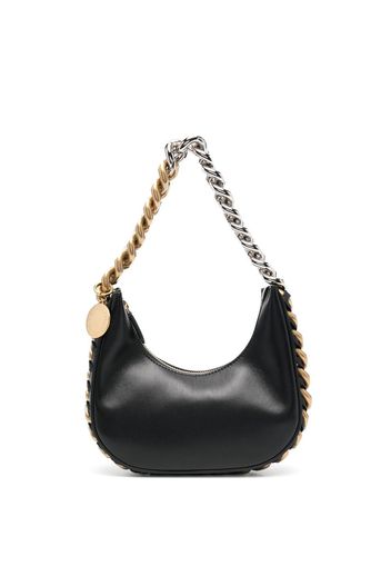 Stella McCartney mini Frayme zipped shoulder bag - Schwarz