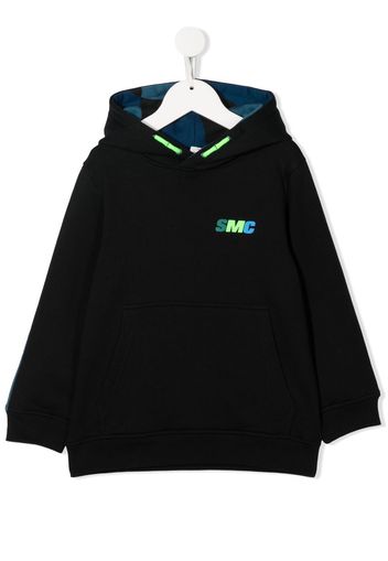 Stella McCartney Kids abstract-pattern logo-print hoodie - Schwarz VW8953 Stella McCartney Kids abstract-pattern logo-print hoodie - Schwarz VW8953