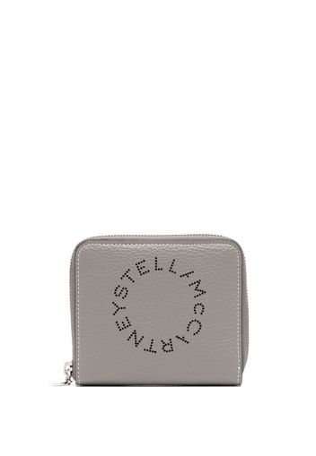 Stella McCartney Portemonnaie mit Logo-Print - Grau