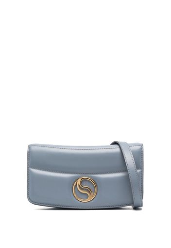 Stella McCartney Gesteppte S-Wave Schultertasche - Blau