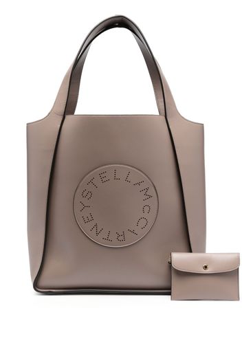 Stella McCartney medium Stella Logo tote bag - Nude