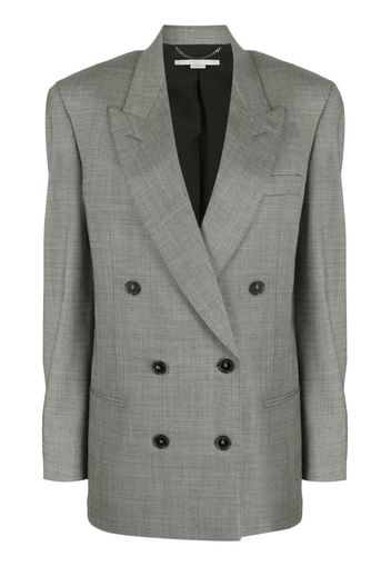 Stella McCartney peak-lapels double-breasted blazer - Schwarz