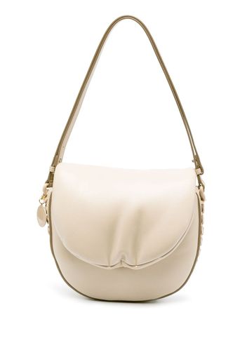 Stella McCartney Frayme chain-link shoulder bag - Nude