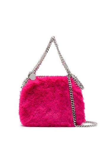 Stella McCartney mini Falabella faux-fur tote bag - Rosa