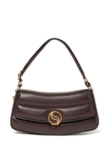 Stella McCartney S-Wave padded shoulder bag - Braun