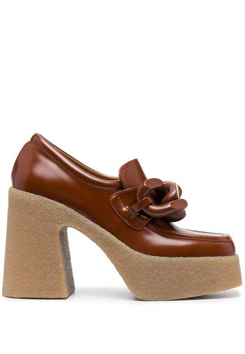 Stella McCartney Skyla 110mm square-toe pumps - Braun