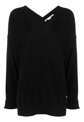 Stella McCartney Stella Iconics V-neck jumper - Schwarz