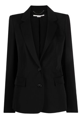 Stella McCartney single-breasted wool blazer - Schwarz