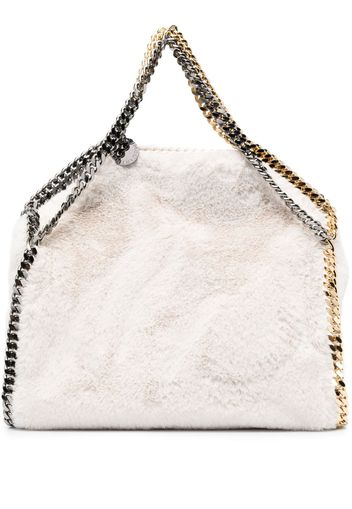 Stella McCartney Falabella faux-fur tote bag - Nude