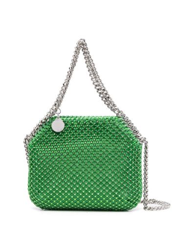 Stella McCartney mini Falabella crystal-embellished tote bag - Grün