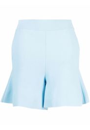 Stella McCartney Shorts mit ausgestelltem Saum - Blau