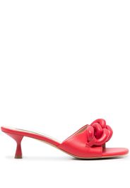 Stella McCartney Sandalen mit Kettendetail 60mm - Rot