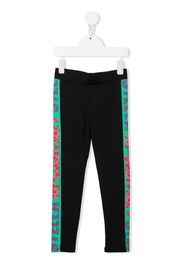 Stella McCartney Kids logo-print leggings - Schwarz