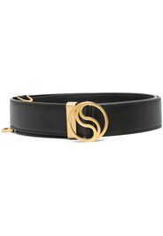 Stella McCartney Eco Alter faux-leather belt - Schwarz