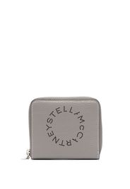 Stella McCartney Portemonnaie mit Logo-Print - Grau