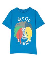 Stella McCartney Kids graphic-print cotton T-shirt - Blau