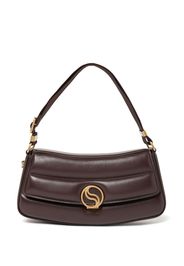 Stella McCartney S-Wave padded shoulder bag - Braun