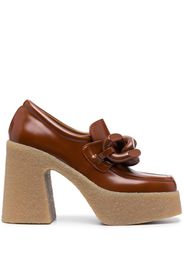 Stella McCartney Skyla 110mm square-toe pumps - Braun