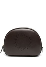 Stella McCartney cut out-logo zip-up makeup bag - Braun