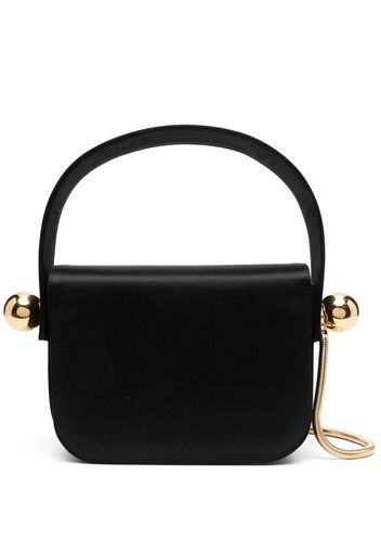 STEPHANE ROLLAND So Pop silk satin shoulder bag - Schwarz