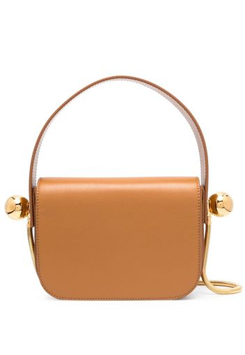 STEPHANE ROLLAND So Pop leather shoulder bag - Braun